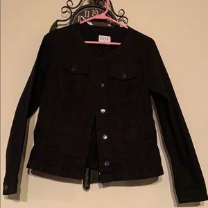 Elle Moto style denim jacket